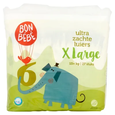 Bonbébé Ultra Zachte Luiers X Large 6 15+ kg 27 Stuks